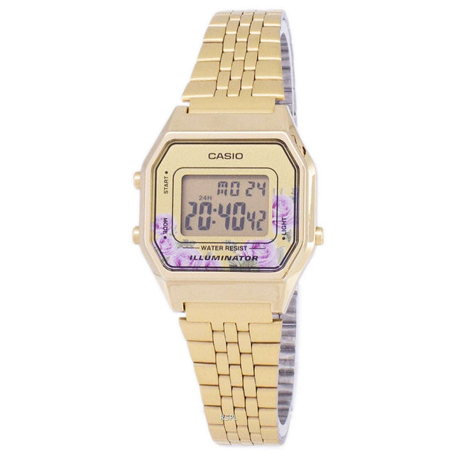 Casio Vintage Illuminator Quartz Digital LA680WA-4C Women's Watch