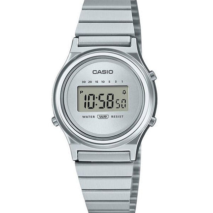 Casio Vintage Digital Stainless Steel Silver Dial Quartz LA700WE-7A Women's Watch