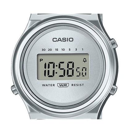 Casio Vintage Digital Stainless Steel Silver Dial Quartz LA700WE-7A Women's Watch