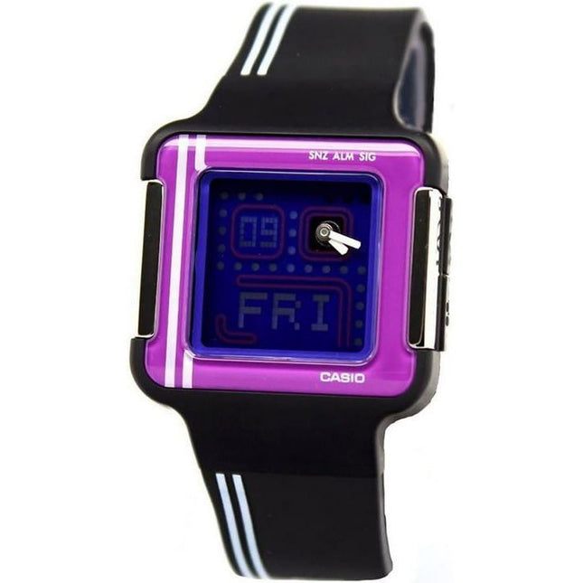 Casio Poptone Chronograph Digital Analog Blue Dial Quartz LCF-21-1D Women's Watch