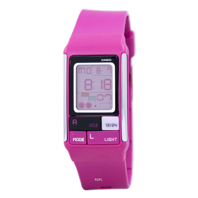 Casio Poptone Dual Time Alarm Digital LDF-52-4A LDF52-4A Women's Watch