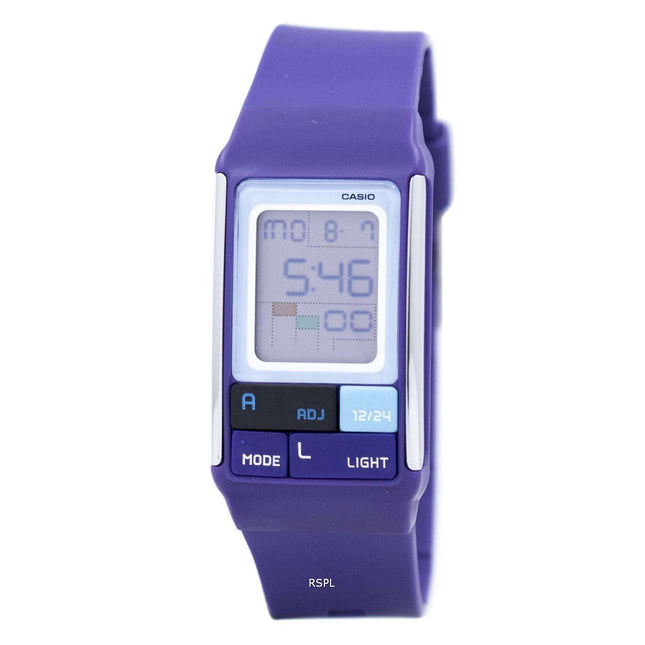 Casio Poptone Dual Time Alarm Digital LDF-52-6A LDF52-6A Women's Watch