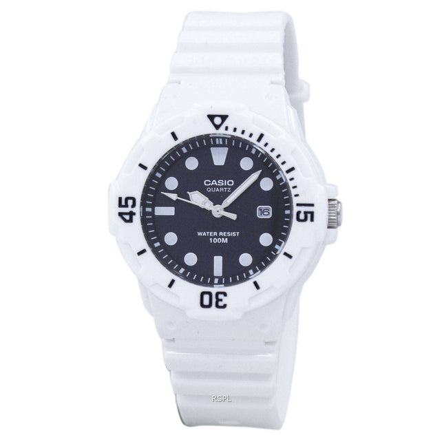 Casio Enticer Analog Black Dial LRW-200H-1EVDF LRW-200H-1EV Womens Watch