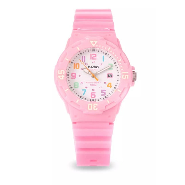 Casio Pink Resin Strap LRW-200H-4B2VDF LRW-200H-4B2V Women's Watch