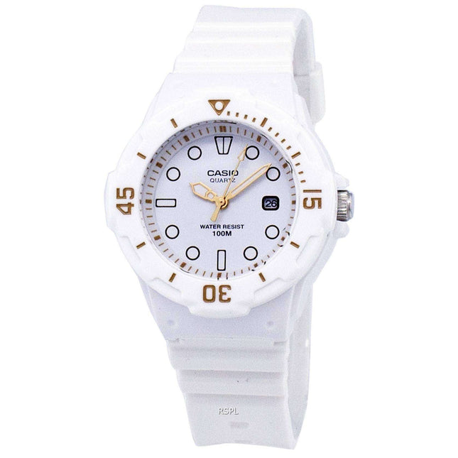 Casio Enticer Classic Analog White Dial LRW-200H-7E2VDF LRW-200H-7E2V Women's Watch