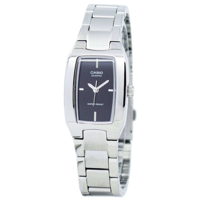 Casio Enticer Analog Black Dial LTP-1165A-1CDF LTP-1165A-1C Womens Watch