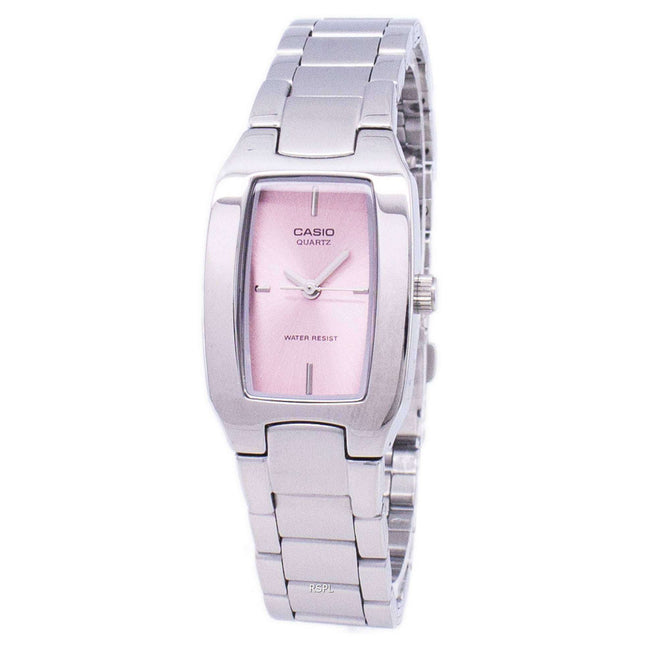Casio Enticer Analog Pink Dial LTP-1165A-4CDF LTP-1165A-4C Womens Watch