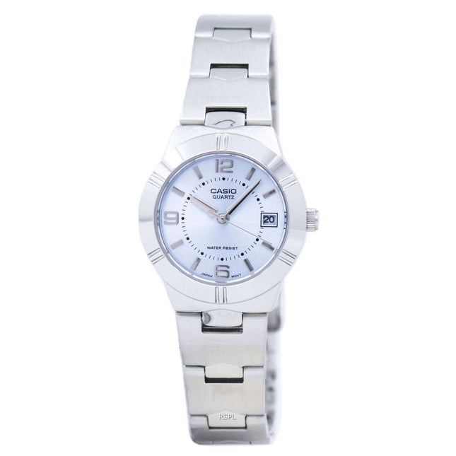Casio Enticer Analog Quartz Blue Dial LTP-1241D-2ADF LTP-1241D-2A Womens Watch