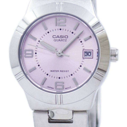 Casio Enticer Analog Quartz Pink Dial LTP-1241D-4ADF LTP-1241D-4A Womens Watch