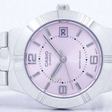 Casio Enticer Analog Quartz Pink Dial LTP-1241D-4ADF LTP-1241D-4A Womens Watch