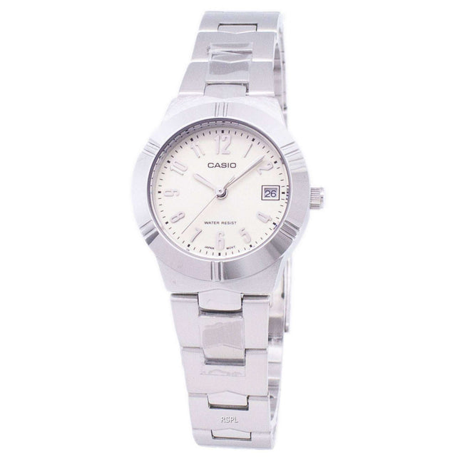 Casio Enticer Analog Quartz White Dial LTP-1241D-7A2DF LTP-1241D-7A2 Womens Watch