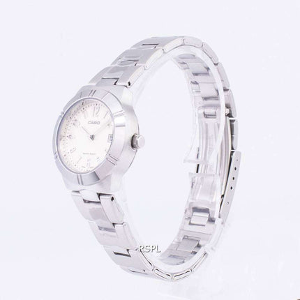 Casio Enticer Analog Quartz White Dial LTP-1241D-7A2DF LTP-1241D-7A2 Womens Watch