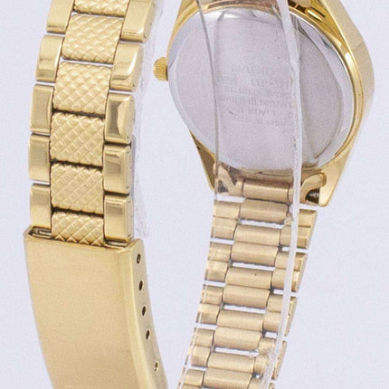 Casio Analog Quartz Gold Tone White Dial LTP-1274G-7ADF LTP-1274G-7A Womens Watch