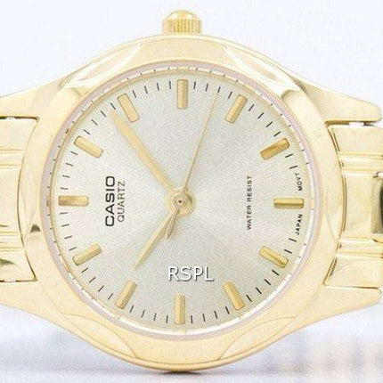 Casio Analog Quartz Gold Tone Dial LTP-1275G-9ADF LTP-1275G-9A Womens Watch