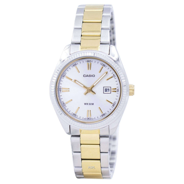 Casio Enticer Analog Quartz LTP-1302SG-7AVDF LTP-1302SG-7AV Womens Watch