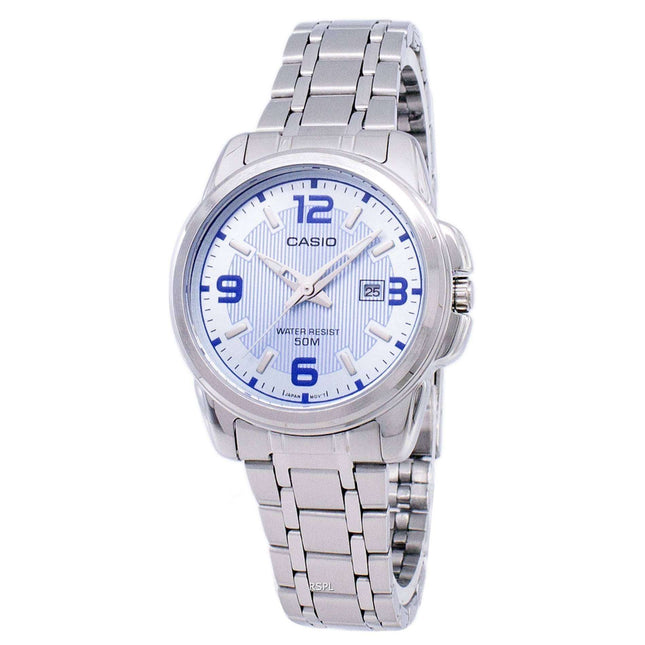 Casio Enticer Analog Quartz LTP-1314D-2AVDF LTP-1314D-2AV Womens Watch
