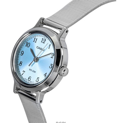Casio Standard Analog Stainless Steel Blue Dial Quartz LTP-B170D-2BV Women's Watch
