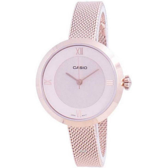 Casio Analog Pink Dial LTP-E154MPG-4A LTPE154MPG-4A Women's Watch