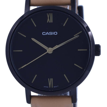 Casio Analog Black Dial Quartz LTP-VT02BL-1A LTPVT02BL-1 Womens Watch