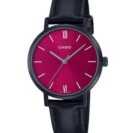 Casio Analog Pink Dial Quartz LTP-VT02BL-4A LTPVT02BL-4 Womens Watch