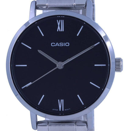 Casio Analog Black Dial Quartz LTP-VT02D-1A LTPVT02D-1 Womens Watch