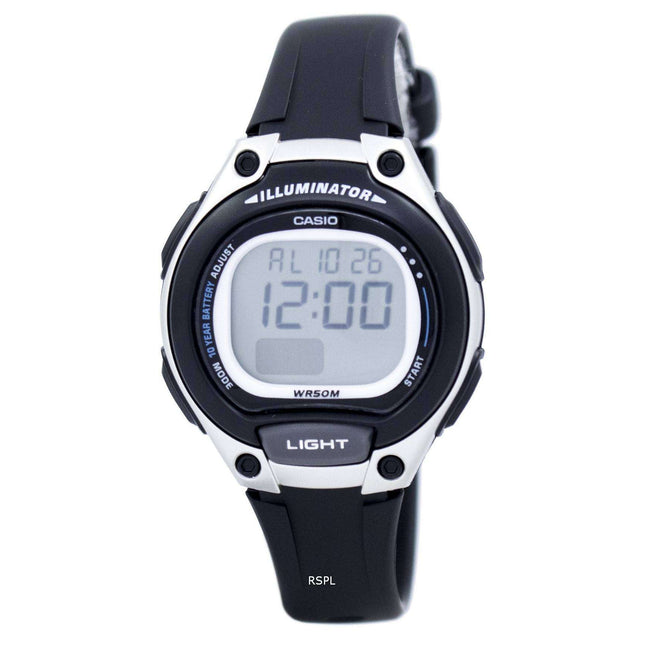 Casio Illuminator Dual Time Alarm Digital LW-203-1AV LW203-1AV Women's Watch