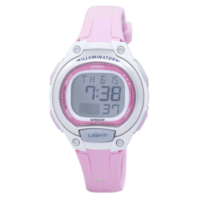 Casio Illuminator Dual Time Alarm Digital LW-203-4AV LW203-4AV Women's Watch