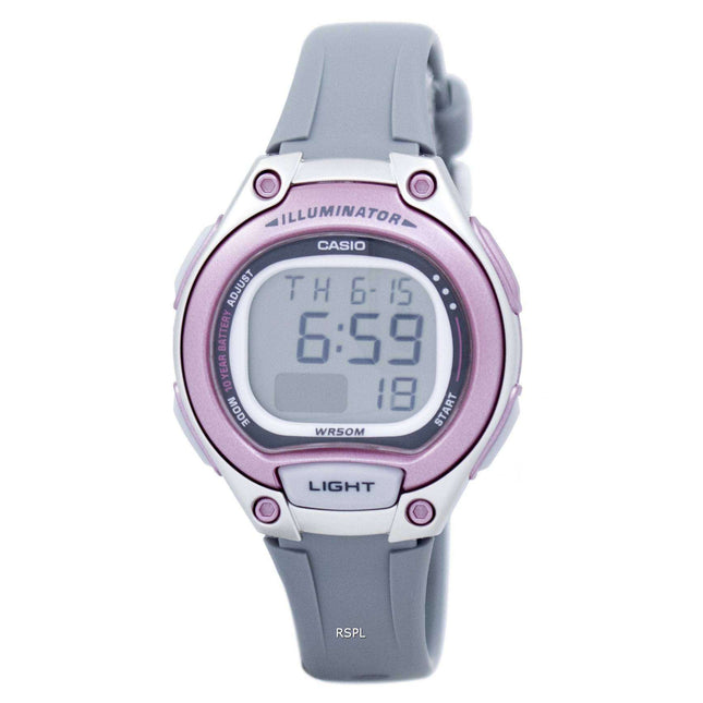Casio Illuminator Dual Time Alarm Digital LW-203-8AV LW203-8AV Women's Watch