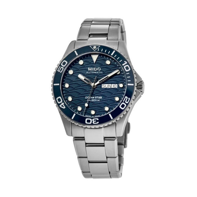 Mido Ocean Star 200C Stainless Steel Blue Dial Automatic Diver's M042.430.11.041.00 200M Men's Watch