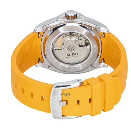 Mido Multifort TV Big Date Rubber Strap Grey Dial Automatic M049.526.17.081.00 100M Men's Watch