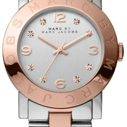 Marc By Marc Jacobs Amy Silver Dial Stainless Steel MBM3194 Womens Watch