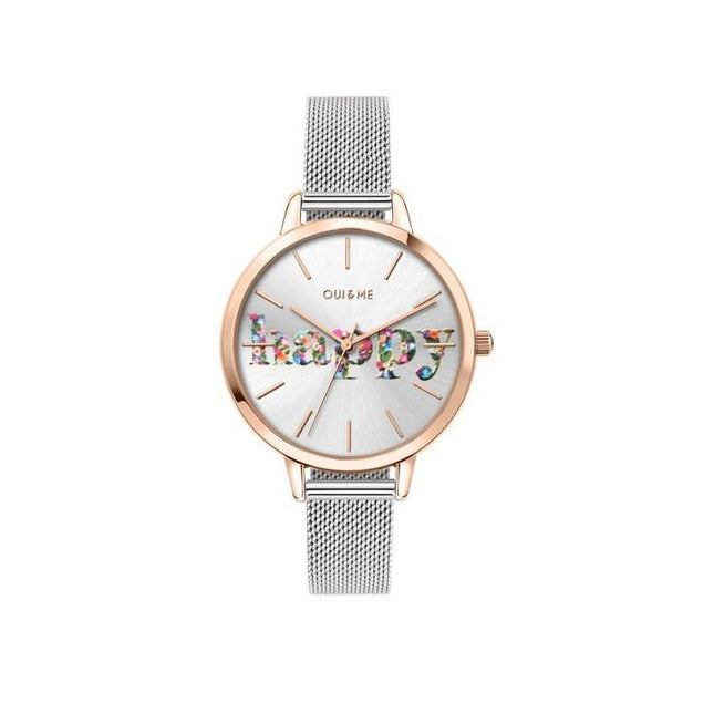 Oui & Me Grande Amourette Silver Dial Stainless Steel Quartz ME010029 Women's Watch