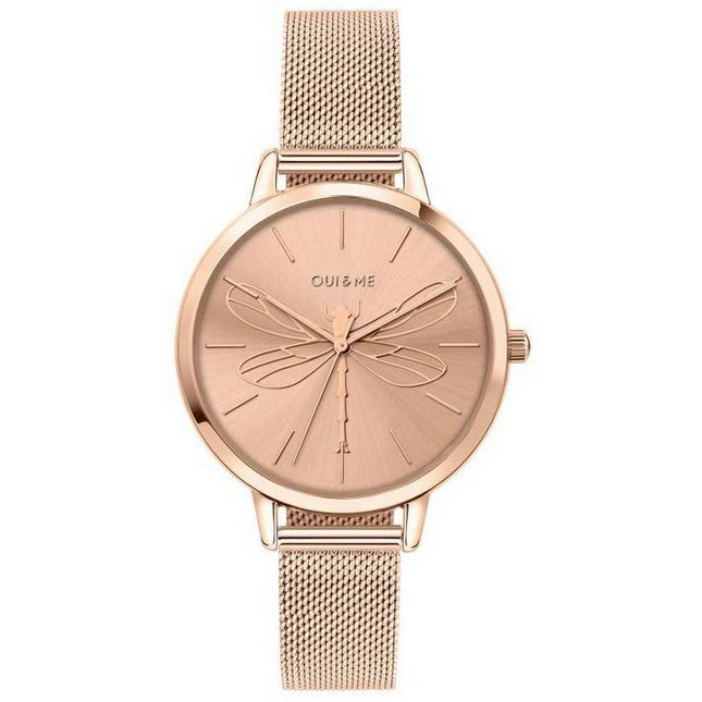 Oui  Me Grande Amourette Rose Gold Tone Stainless Steel Quartz ME010035 Women's Watch