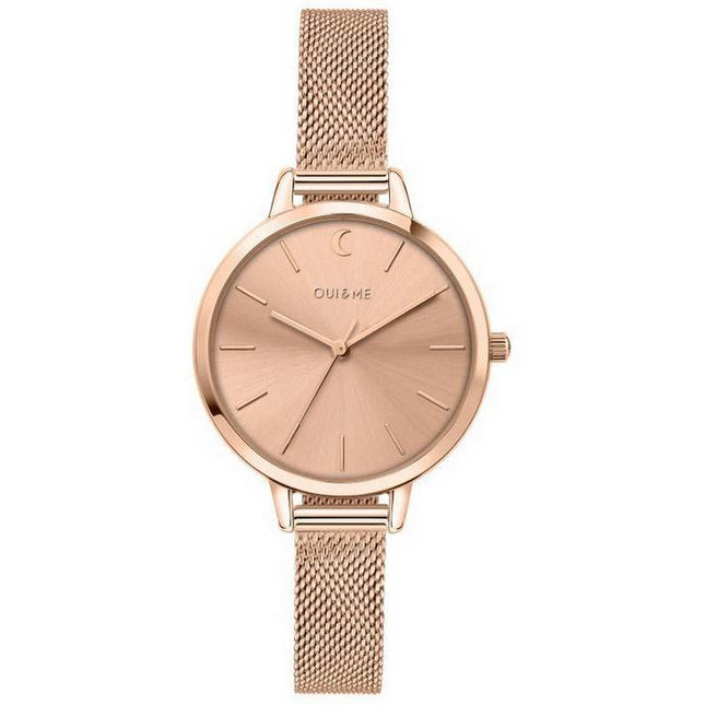 Oui & Me Petite Amourette Rose Gold Tone Stainless Steel Quartz ME010095 Women's Watch