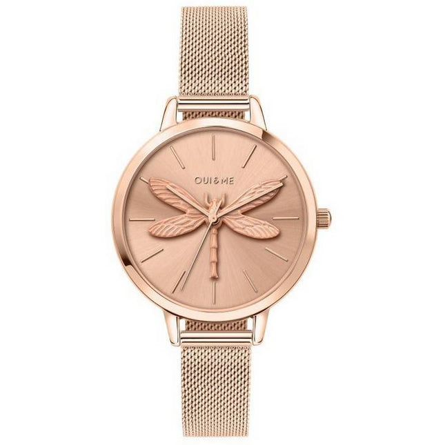 Oui & Me Amourette Rose Gold Tone Stainless Steel Quartz ME010136 Women's Watch