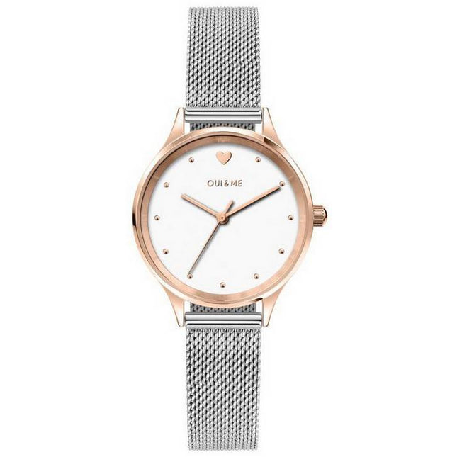 Oui & Me Bichette White Dial Stainless Steel Quartz ME010169 Women's Watch