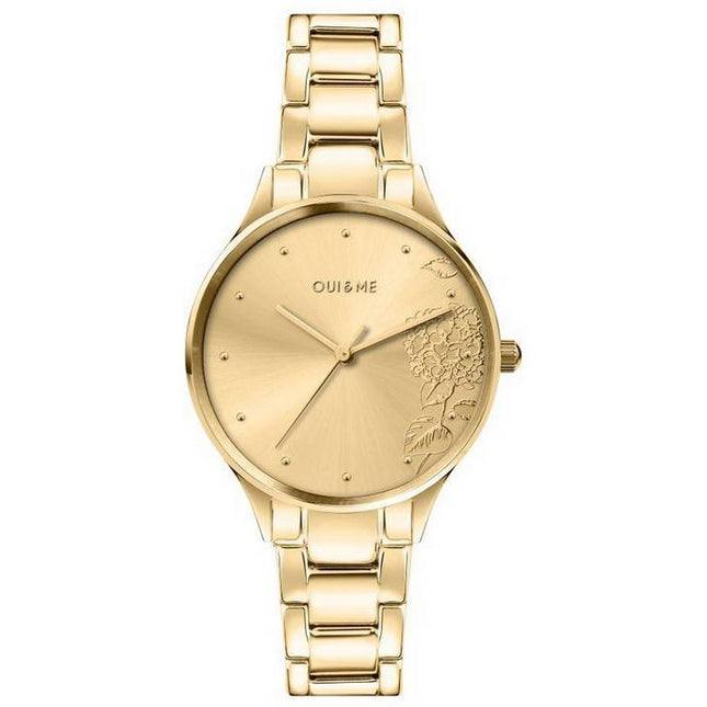 Oui & Me Petite Bichette Gold Tone Stainless Steel Quartz ME010218 Women's Watch
