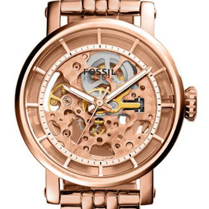 Fossil Original Boyfriend Automatic Skeleton Dial ME3065 Women's Watch