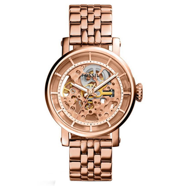 Fossil Original Boyfriend Automatic Skeleton Dial ME3065 Women's Watch
