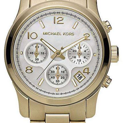 Michael Kors Classic Gold-Tone Chronograph MK5305 Womens Watch