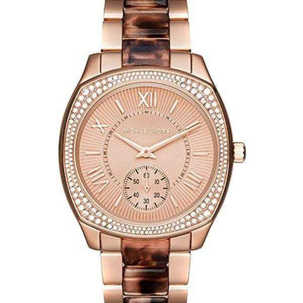 Michael Kors Bryn Rose Gold Crystals Accented MK6276 Womens Watch