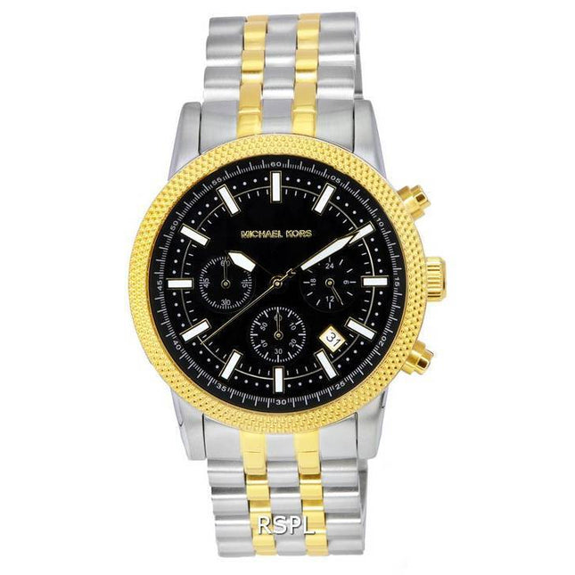 Michael Kors Hutton Chronograph Black Dial Quartz Mk8954 Men's Watch