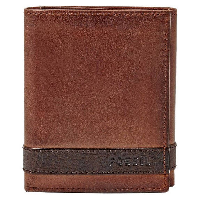 Fossil Quinn Trifold Brown ML3645200 Men's Wallet