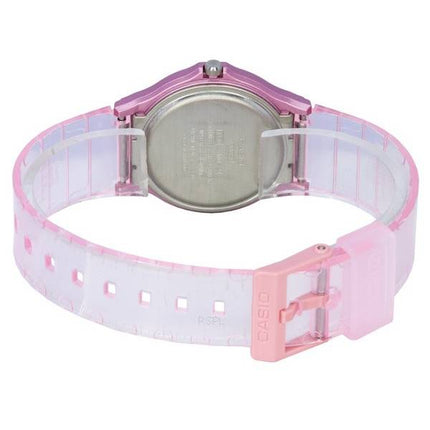 Casio POP Analog Pink Transparent Resin Strap Quartz MQ-24S-4B MQ24S-4B Women's Watch