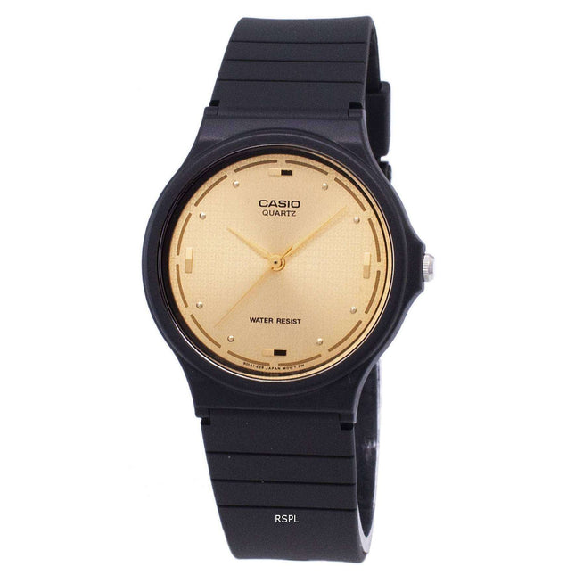 Casio Quartz Enticer Analog Gold Dial MQ-76-9ALDF MQ-76-9AL Mens Watch