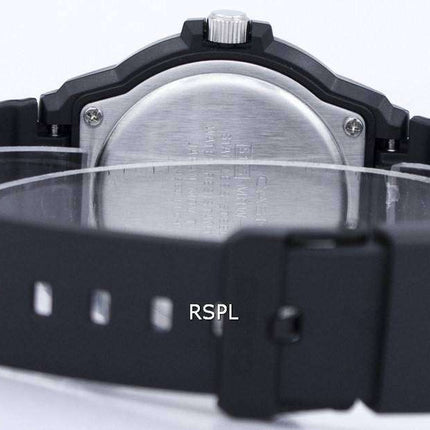 Casio Quartz Analog 100M Black Resin Strap MRW-200H-1EVDF MRW-200H-1EV Mens Watch
