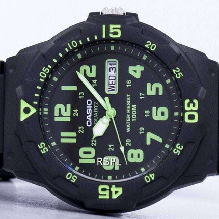 Casio Quartz Analog Black Dial MRW-200H-3BVDF MRW-200H-3BV Mens Watch