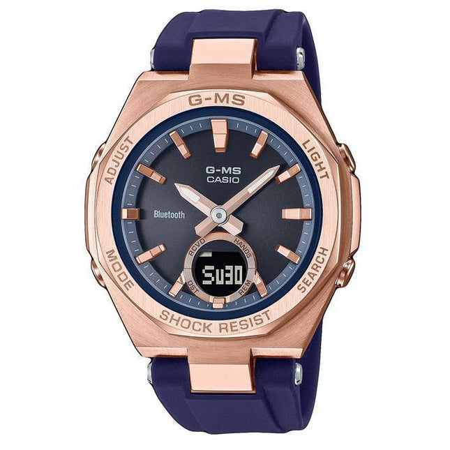 Casio Baby-G Bluetooth Analog Digital Resin Quartz MSG-B100G-2A MSGB100G-2 100M Womens Watch