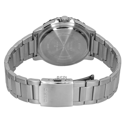 Casio Standard Analog Stainless Steel Aqua Blue Dial Quartz MTD-125D-2A3V 100M Men's Watch