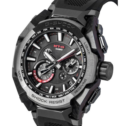 Casio G-Shock MT G Smartphone Link Analog Black Resin Strap Black Dial Solar MTG-B4000B-1A 200M Men's Watch